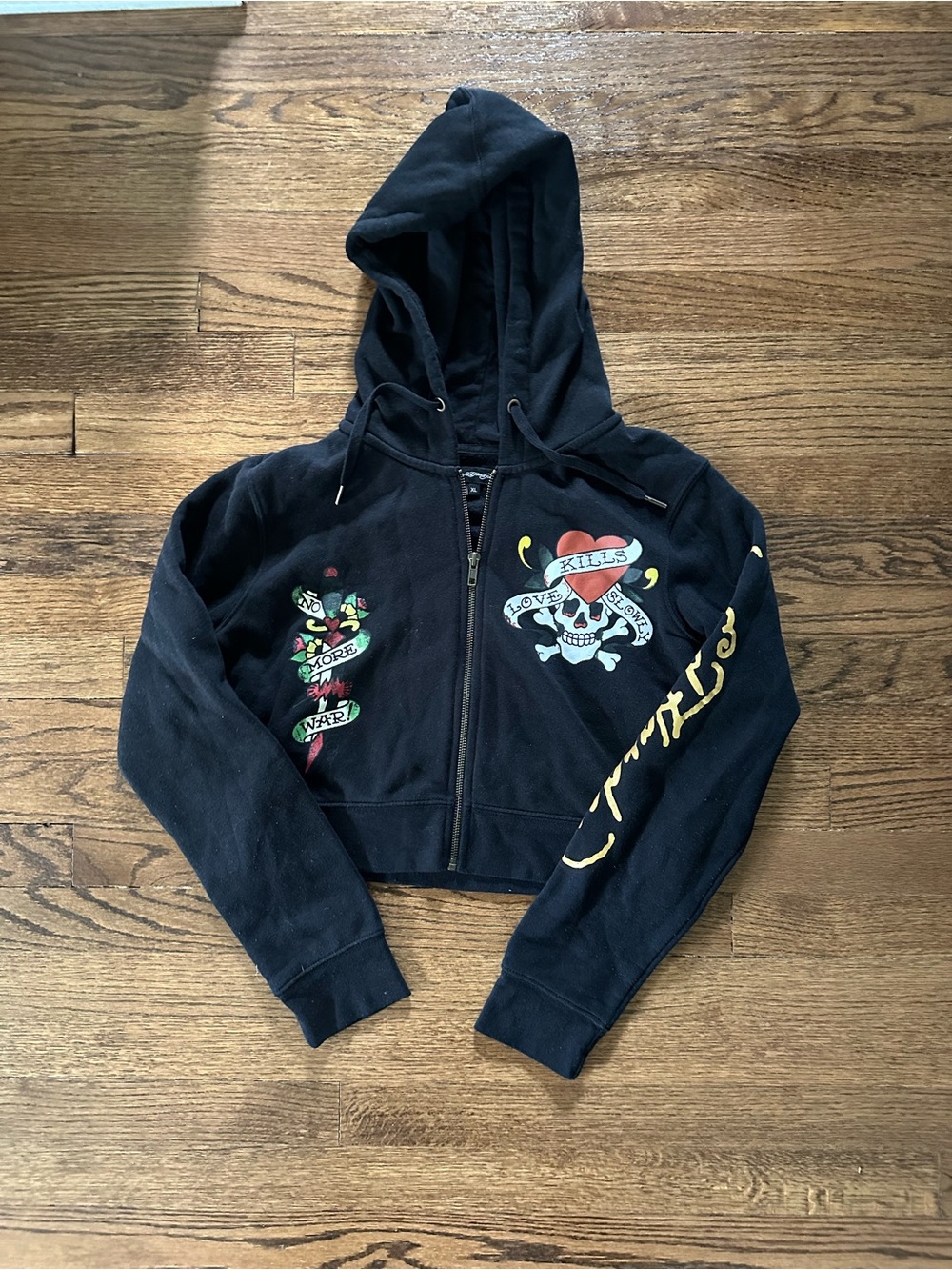 Ed Hardy Cropped Zip-up